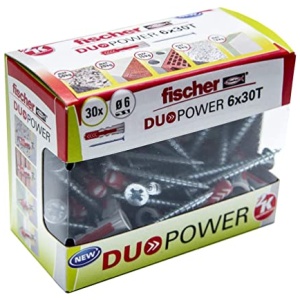 fischer Tacos y tornillos para pared