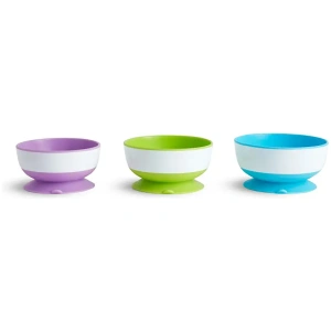 Munchkin Stay Put Copas con ventosa, paquete de 3.
